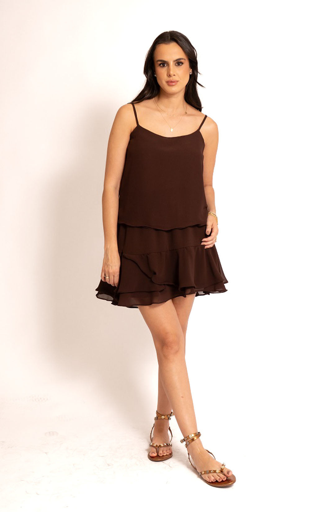 Blusa daiane - Marrom Escuro