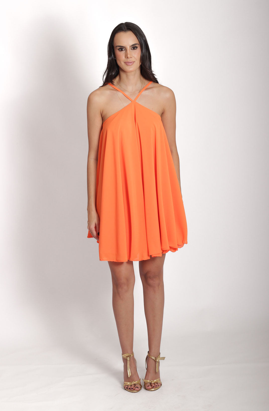 Vestido Diana - Laranja