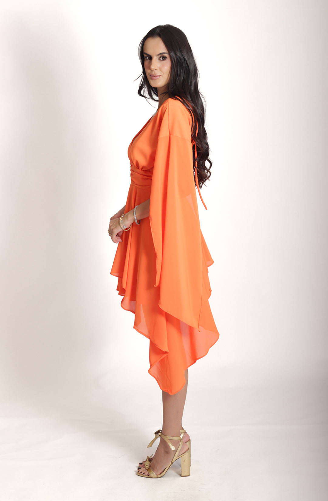 Vestido Liz - Laranja