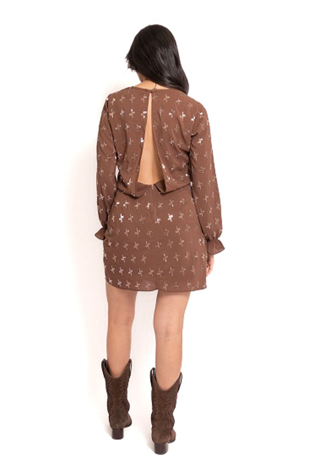 Vestido Melina - Marrom