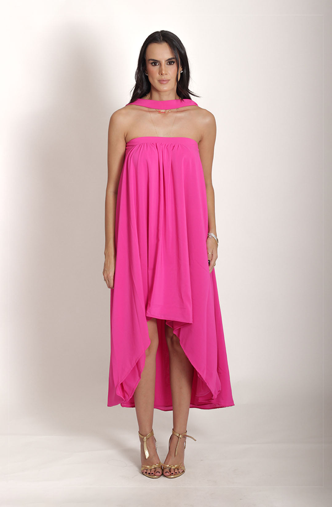 Vestido Sara - Rosa Pink
