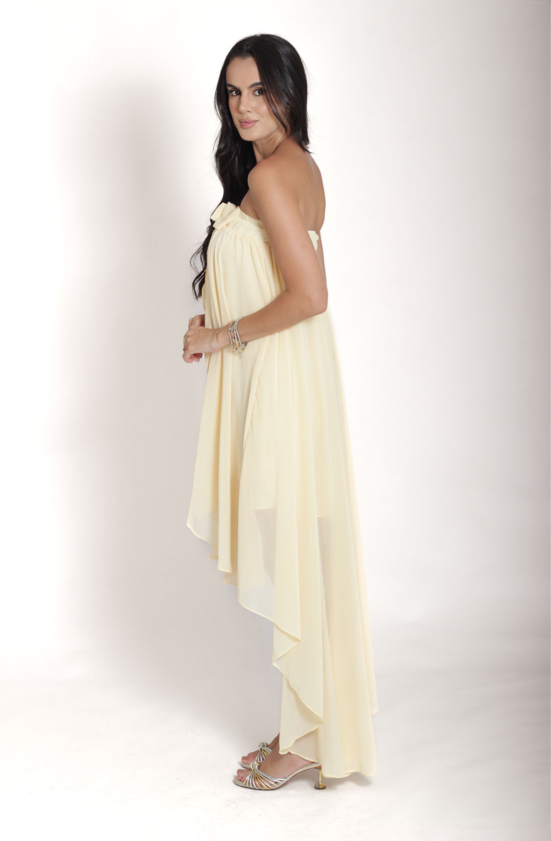 Vestido Serafine - Amarelo Manteiga