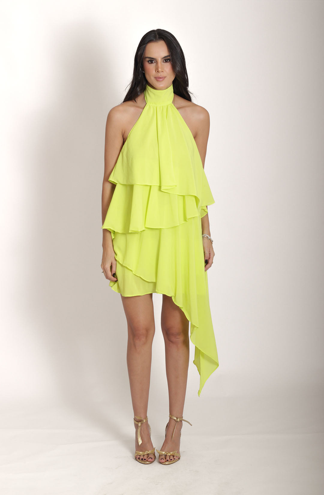 Vestido Thassia - Verde Lima