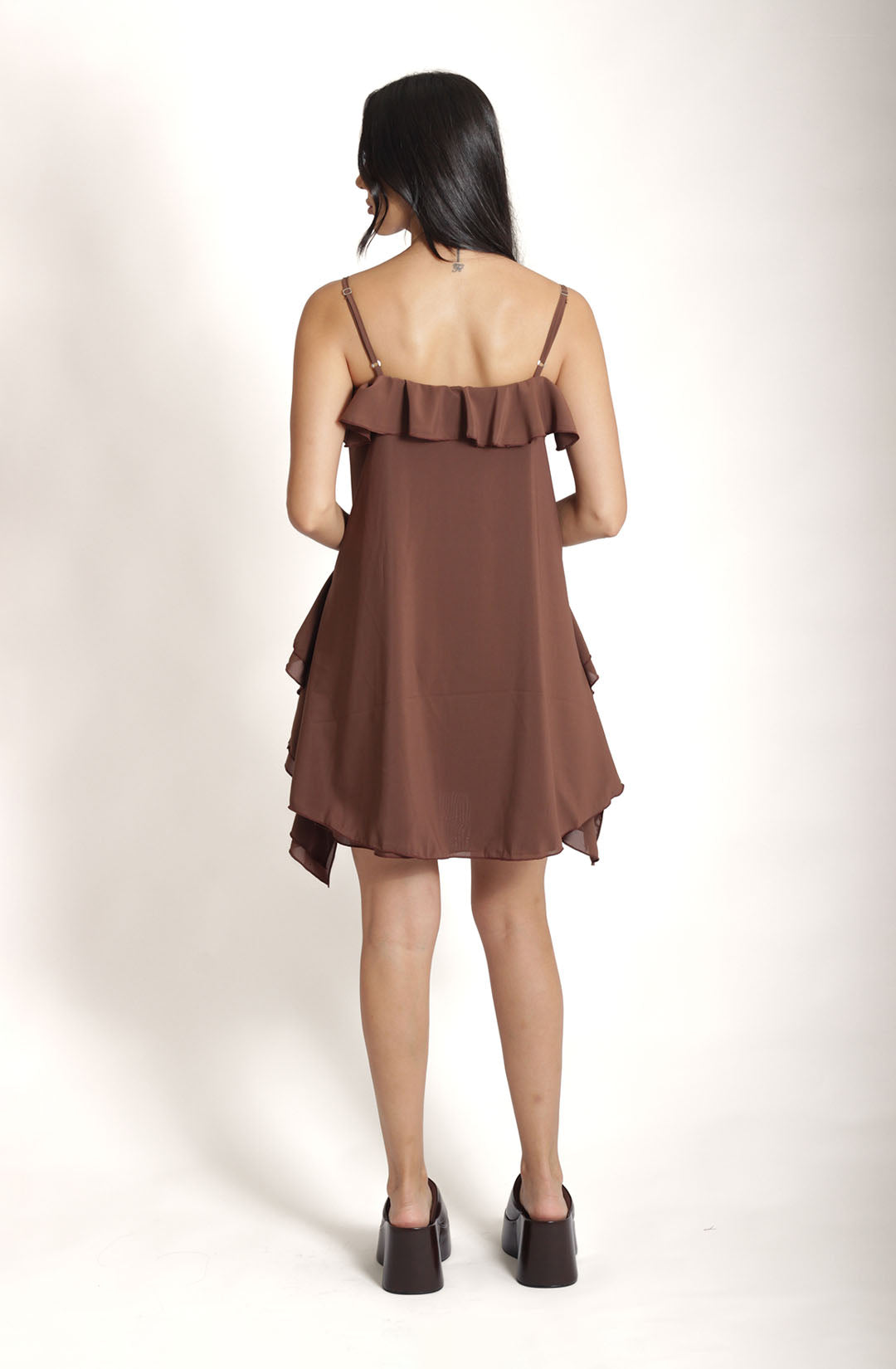 Vestido yasmim - Marrom