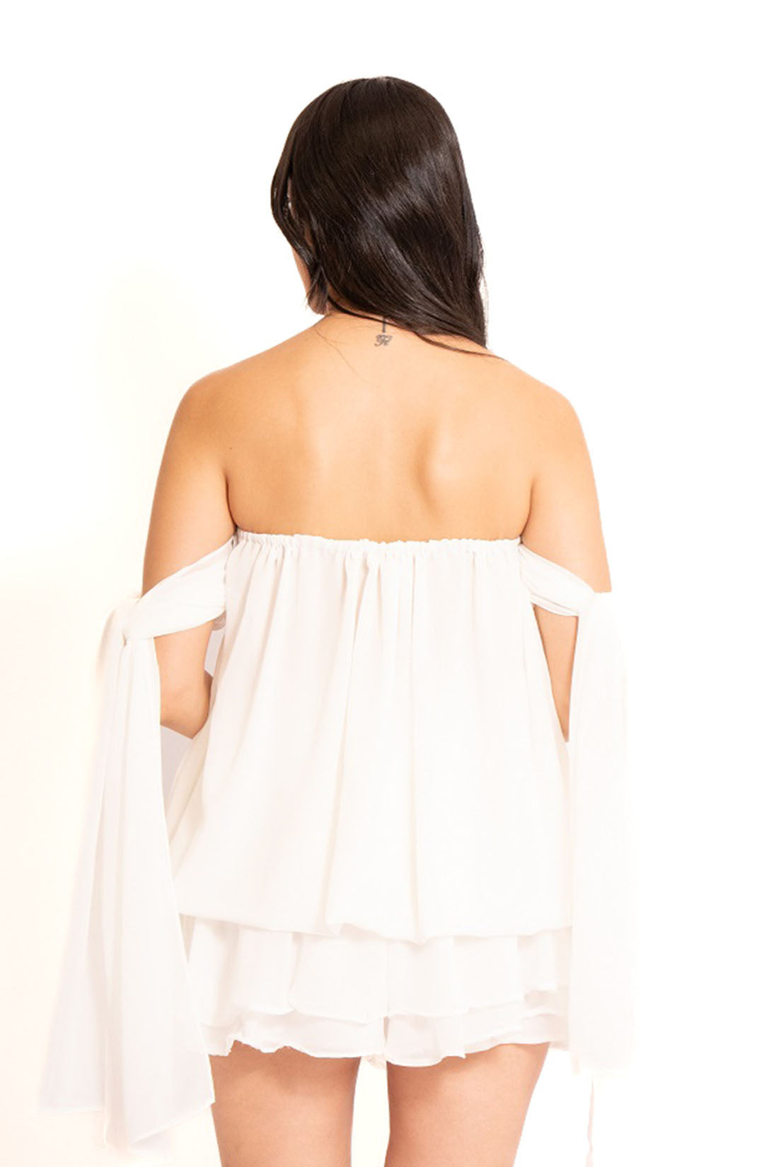 Saia clarice off - White