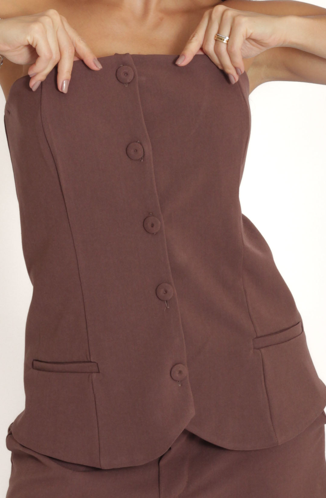 Blusa Nati - Marrom
