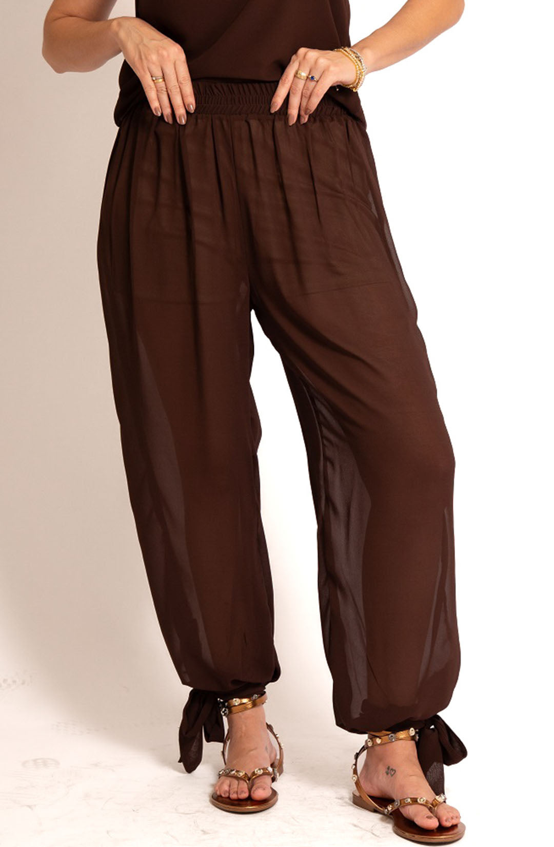 Calça jasmine - Marrom Escuro