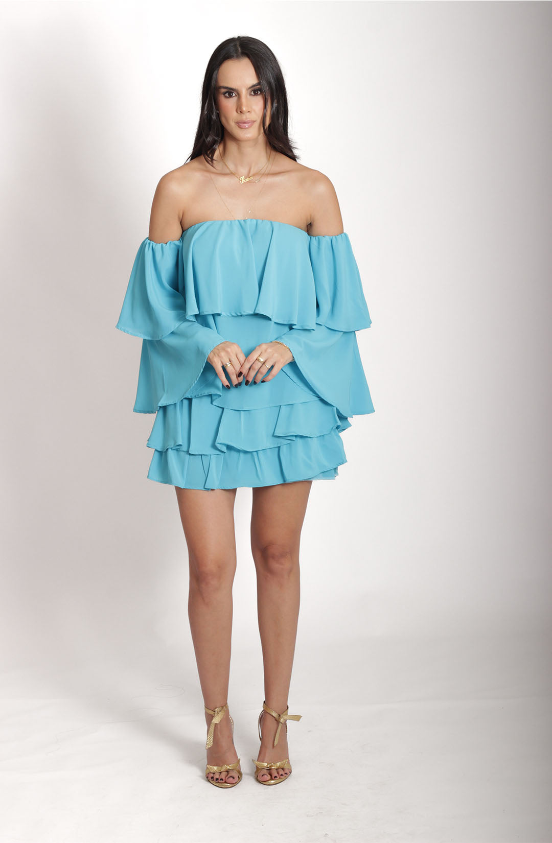 Conjunto Bia - Azul Turquesa