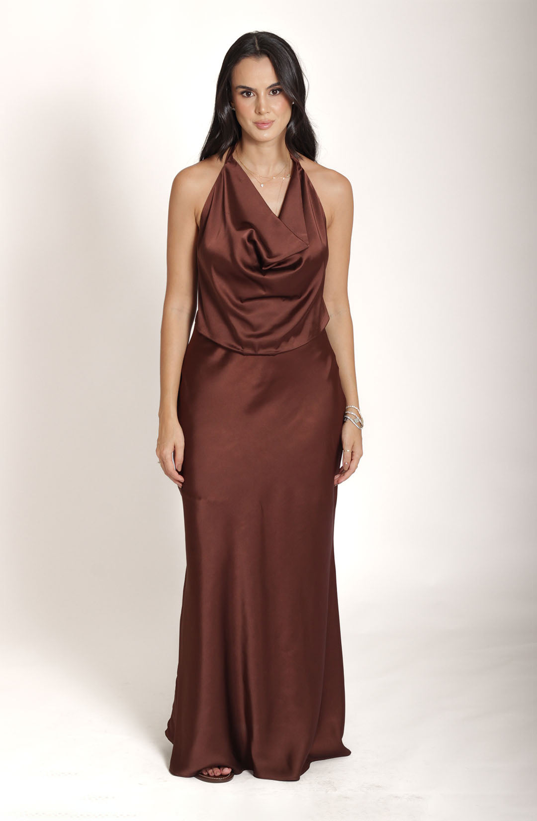 Conjunto eliza - Marrom