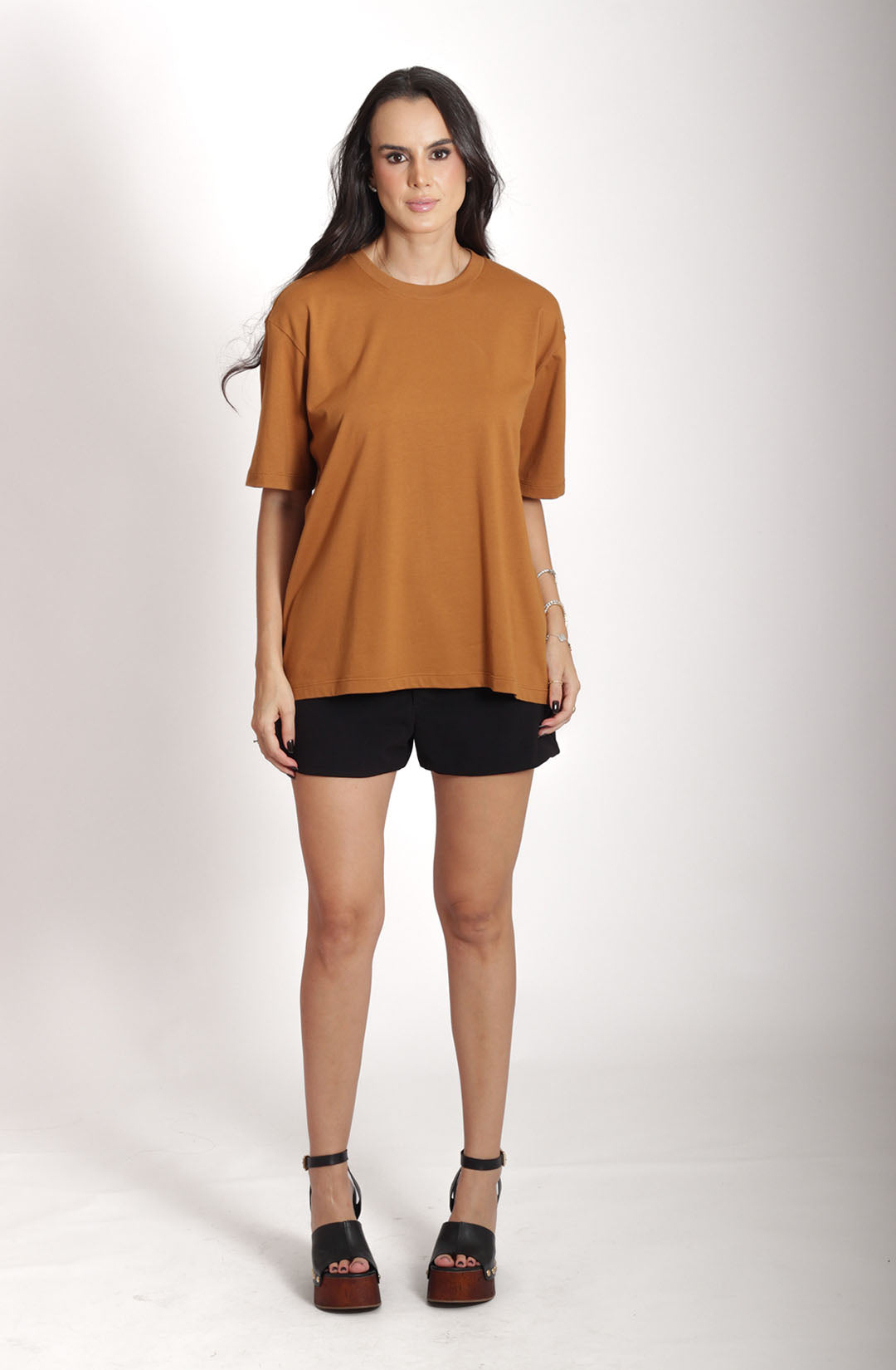 T-shirt Angelique caramelô