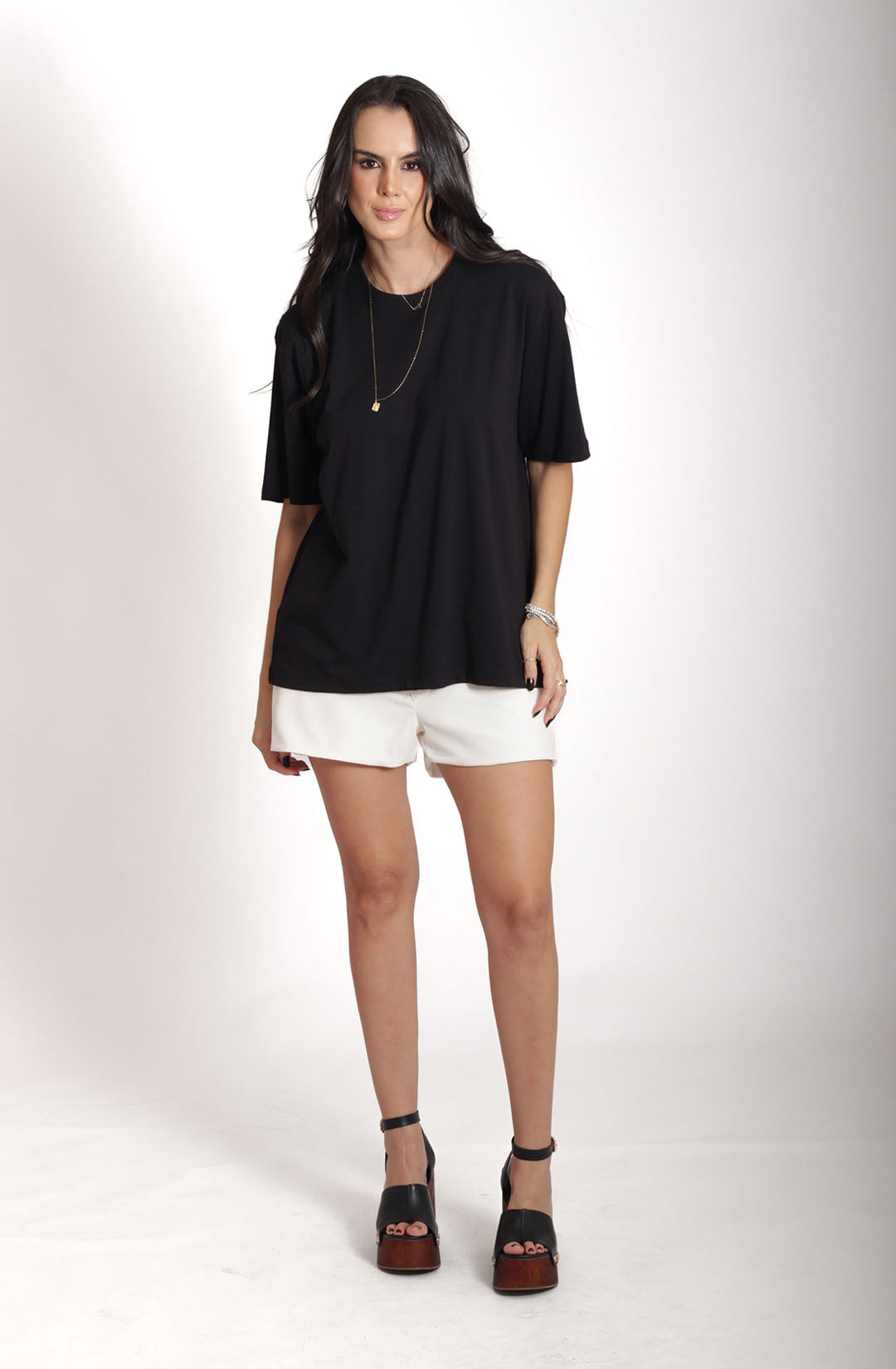 T-Shirt Angelique - Preto
