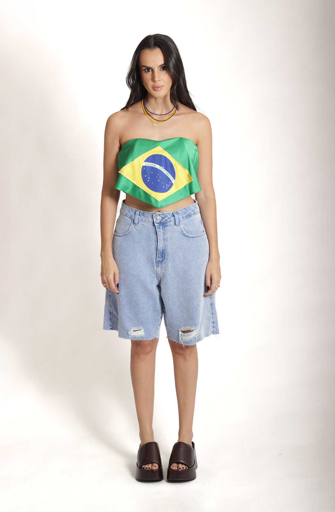 Cropped brasil - Verde Bandeira