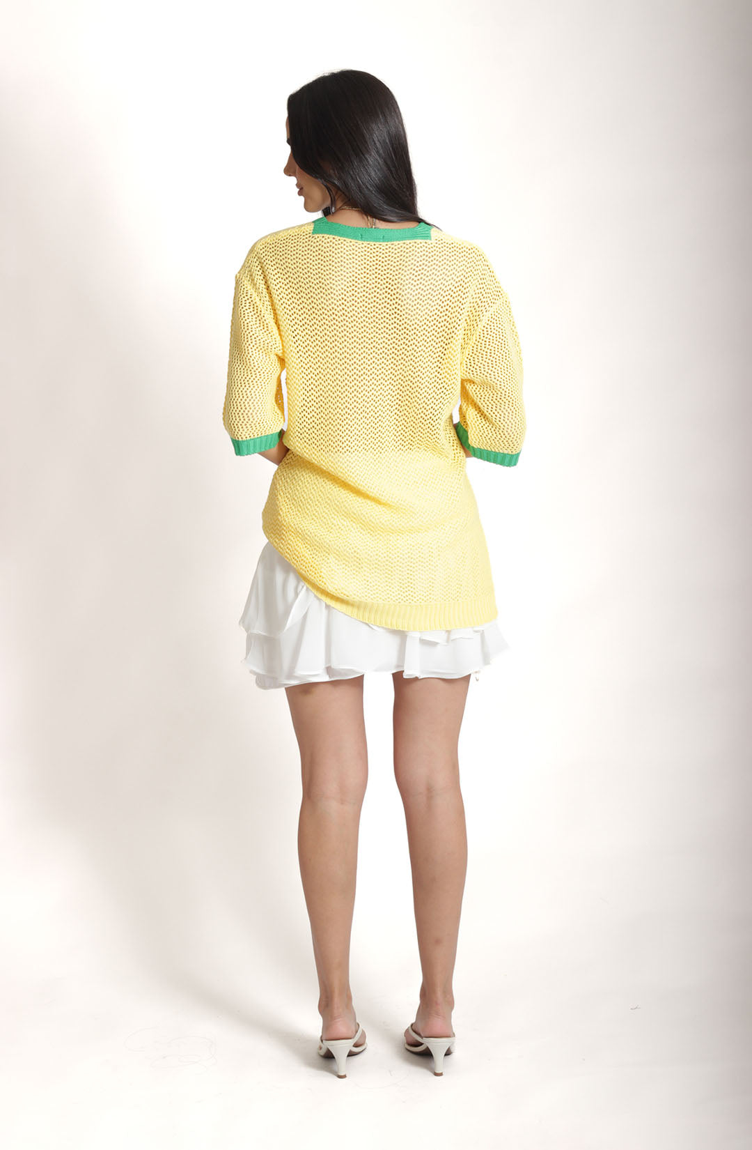 Blusa Tricot Brasil 09 - Amarelo