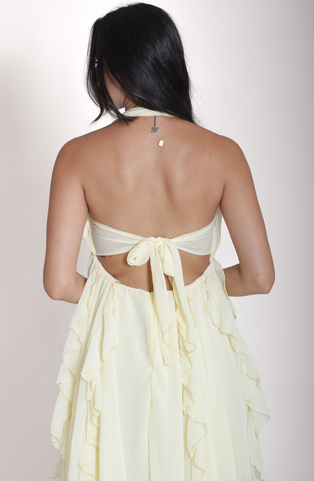 Vestido Babi - Amarelo Manteiga