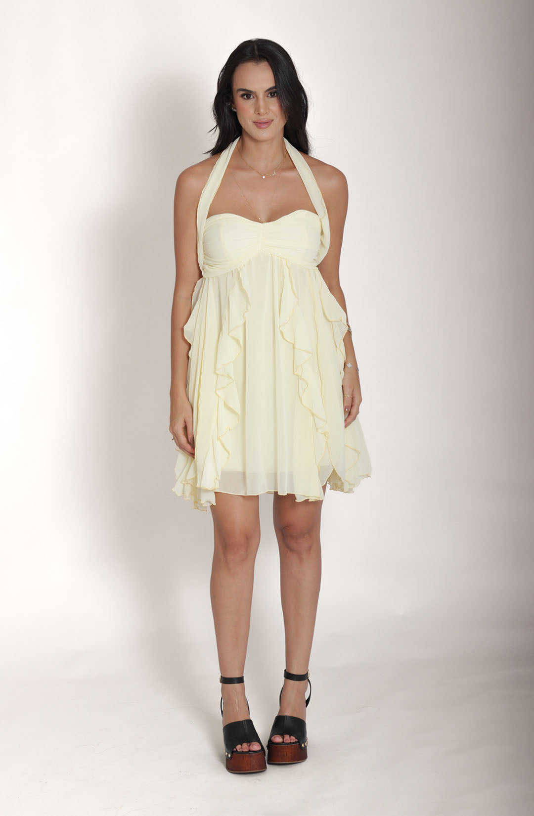 Vestido Babi - Amarelo Manteiga