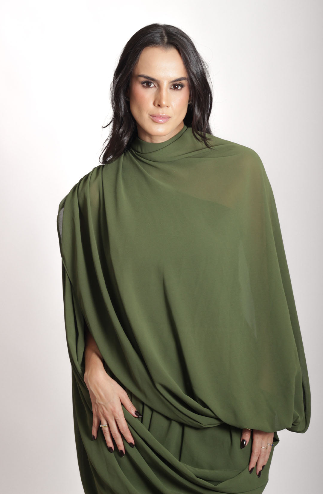 Vestido Camille - Verde Musgo