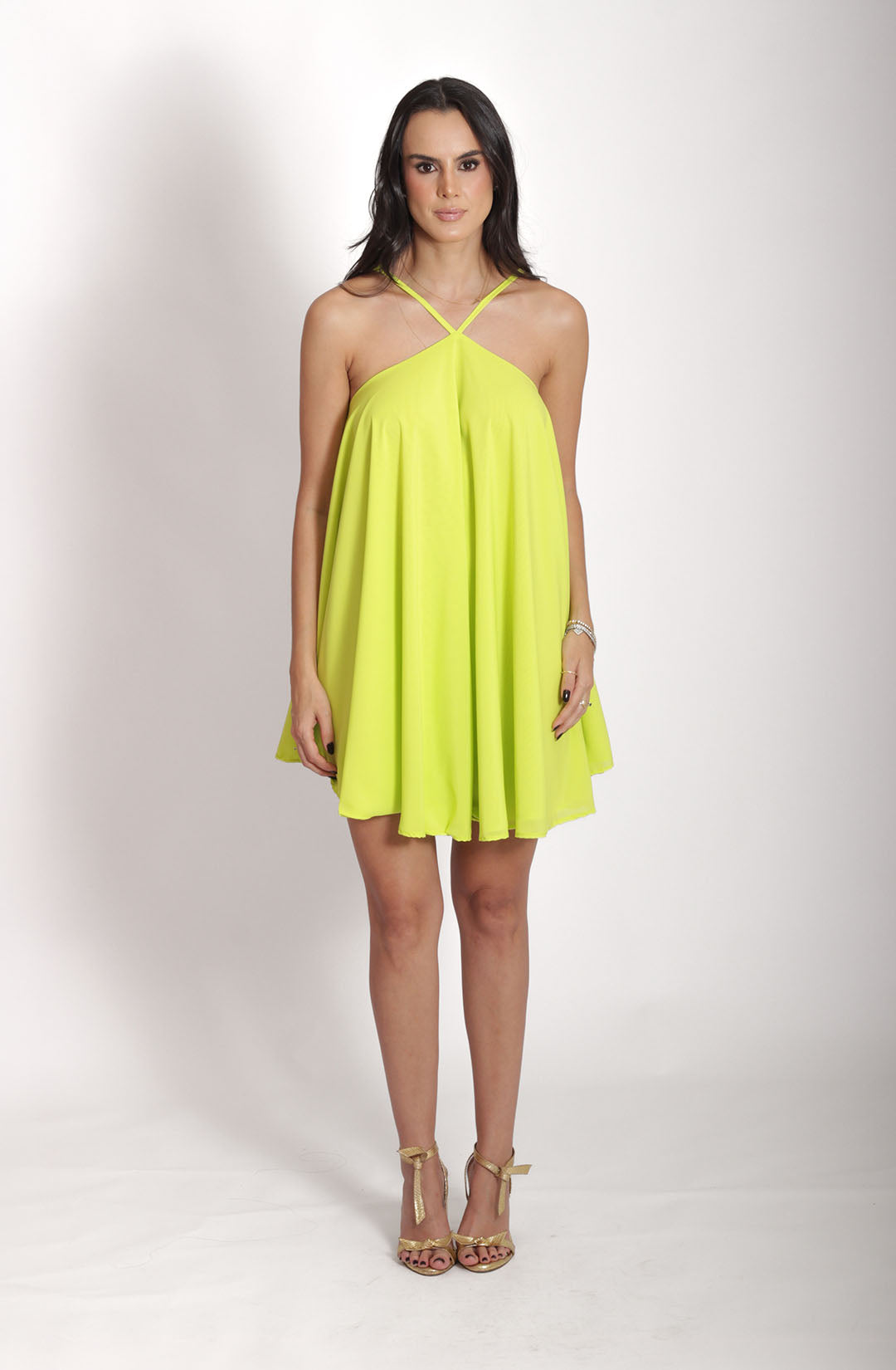 Vestido Diana - Verde Lima