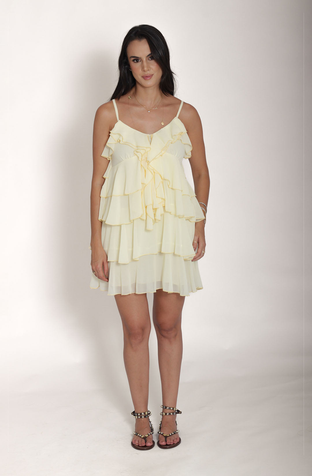 Vestido Gio - Amarelo Manteiga