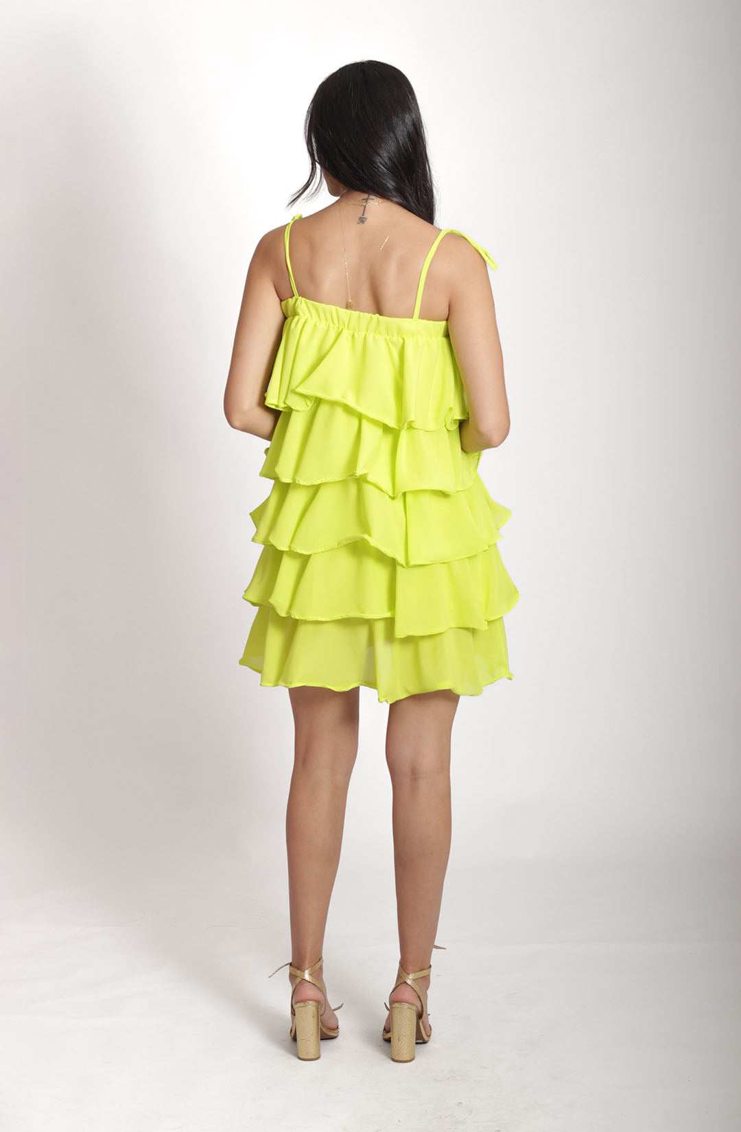 Vestido nanda - Verde Lima