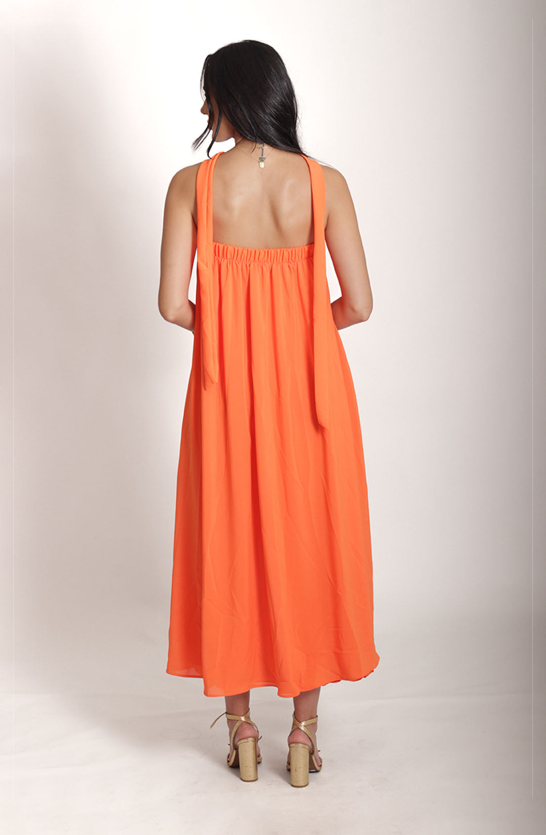 Vestido Sara - Laranja