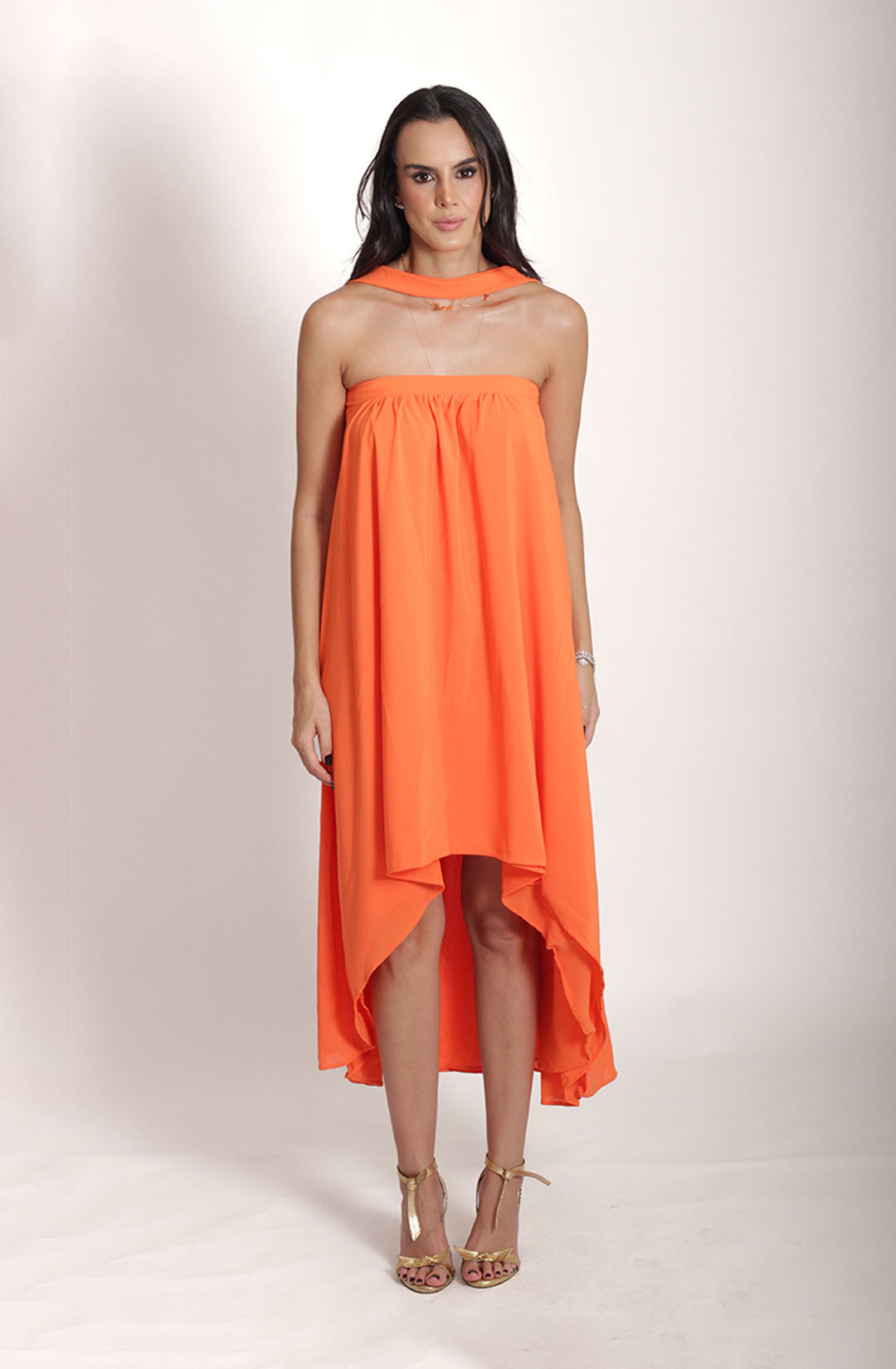 Vestido Sara - Laranja