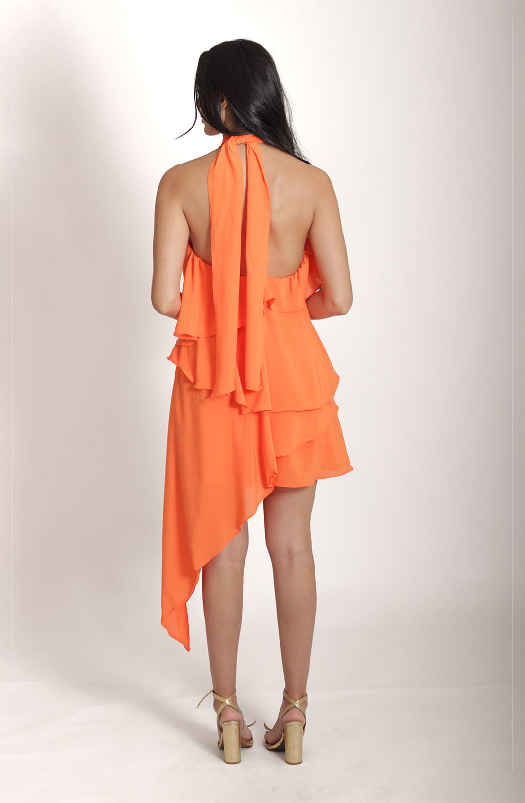 Vestido Thassia - Laranja Escuro