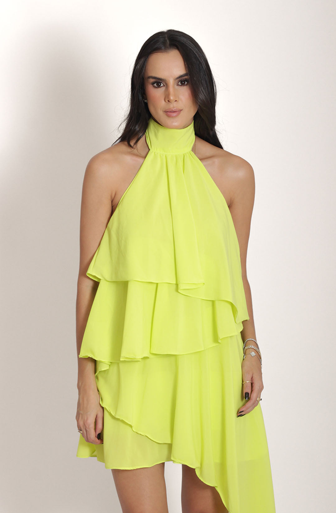 Vestido Thassia - Verde Lima
