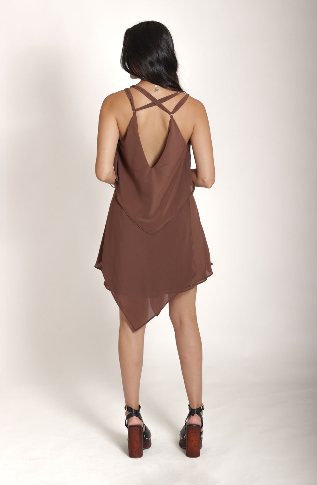 Vestido Virgínia - Marrom